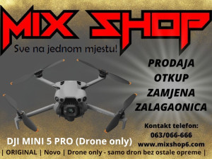 DJI MINI 5 PRO (Drone Only) Novo *Garancija*Zamjena da*Na stanju*