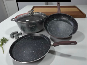 Set posudja granit BLACK FRIDAY PONUDA