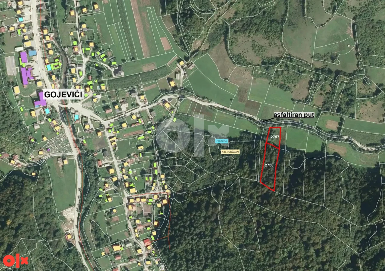 Zemljište Fojnica - Bakovići 4019m2 3