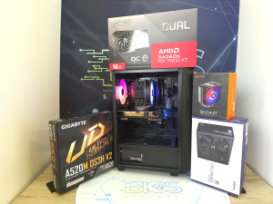 Gaming PC AMD Ryzen 5 5600 RX 7600 XT 16GB DDR4 1TB SSD NVME