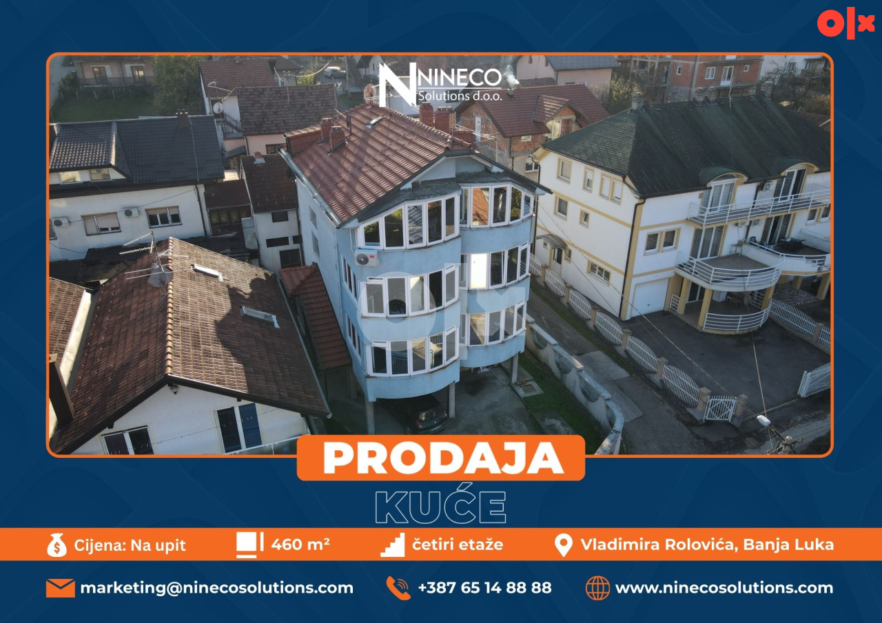 KUĆA I POMOĆNI OBJEKAT - BANJA LUKA - LAUŠ - 460 m2