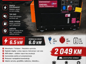 AGREGAT ZA STRUJU SMITH AUSTRIA 380V DIZEL MONOFAZNO TROFAZNI