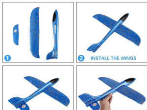 Poklon igračke avion let igra djeca stiropol