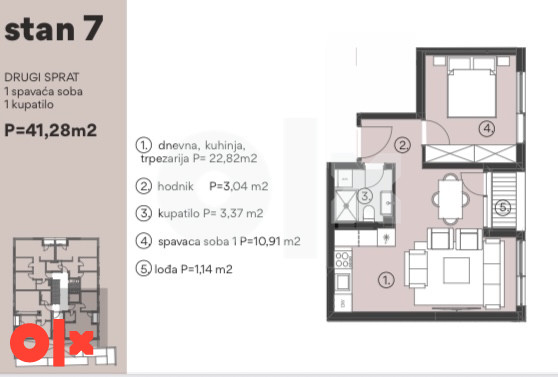 NOVOGRADNJA/Stan Sarajevo/DVOSOBAN - Centar 2