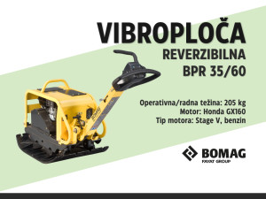 Reverzibilna vibroploca BOMAG BPR 35/60 | -15% AKCIJA