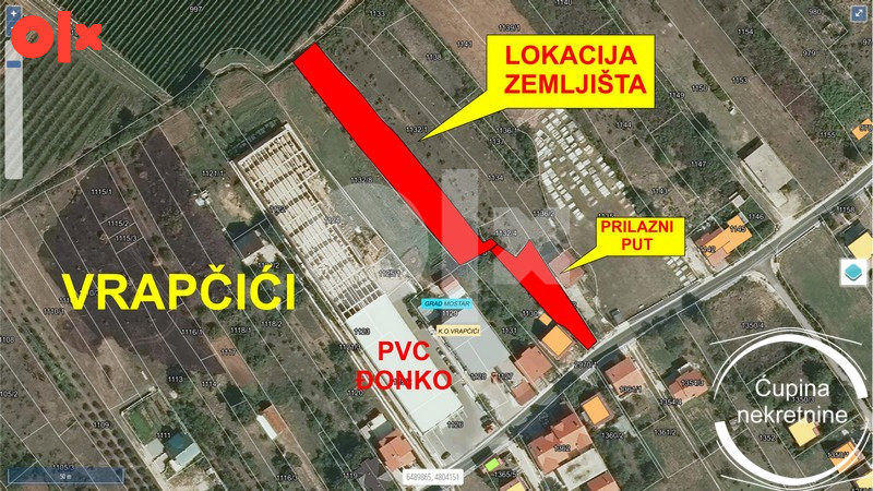 Zemljište Vraočići, 1731m2