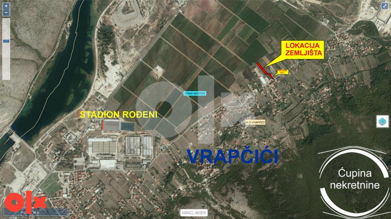 Zemljište Vraočići, 1731m2 2