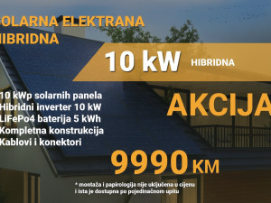 OFF-GRID Solarna Elektrana 3kW Solarni Paneli