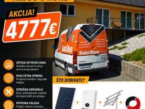 HIBRID 6kW Solarna elektrana Trofazna Solarni Paneli