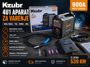 APARAT ZA VARENJE KZUBR RUSIJA 900A CO2 MIG MAG TIG MMA