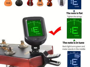 Tuner stimer za gitaru violinu ukulele bas