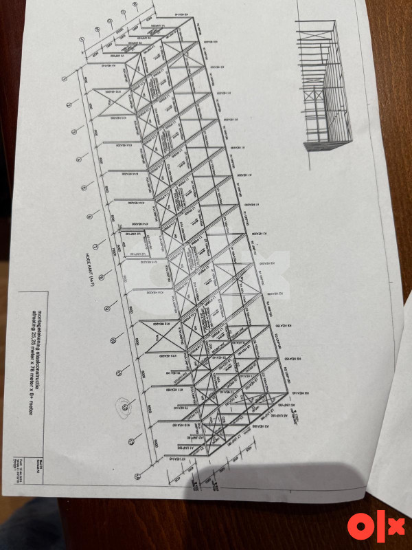 NOVA Hala 78x25x8m=2300m2 - pocinkovana celicna kontrukcija 3