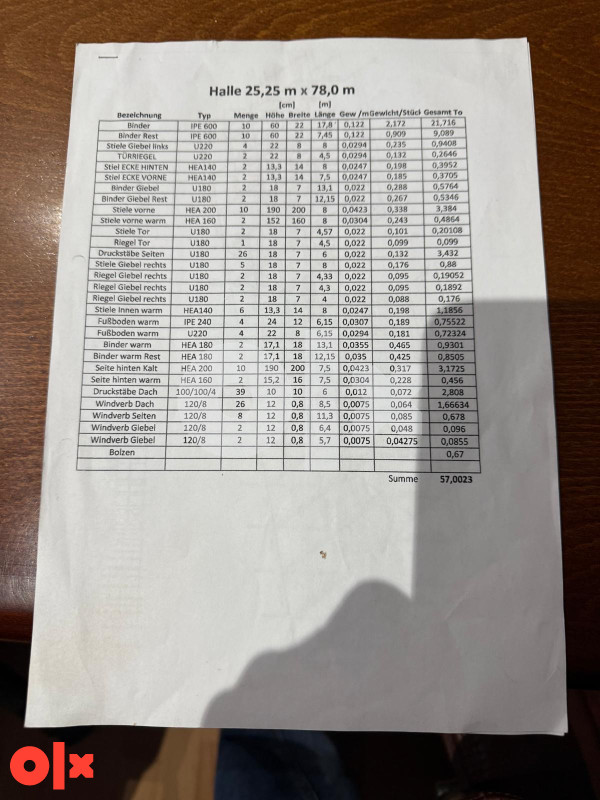 NOVA Hala 78x25x8m=2300m2 - pocinkovana celicna kontrukcija 2