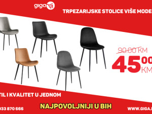 GIGA.BA TRPEZARIJSKE STOLICE VIŠE MODELA