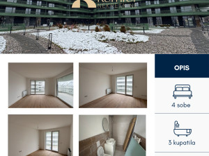 NOVOGRADNJA SARAJEVO WAVES 4 stan 119,79 kvadrata