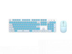 Tastatura XO KB-05 wireless + miš Blue