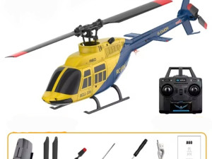 RC Mania - Helikopter na daljinski, Bell-206, gyroscope, poklon