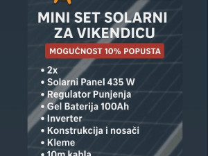 Solarna elektrana za vikendicu