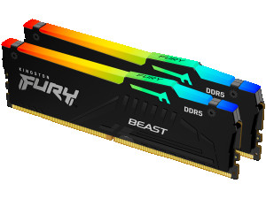 Kingston 32GB 6000MT/s DDR5 CL30 DIMM (Kit of 2) FURY Beast RG...