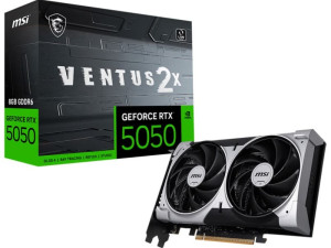 MSI GeForce RTX 5050 VENTUS 2X OC 8G Graphics Card w/ HDMI, DP