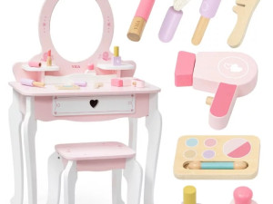 VIGA Toaletni sto / stol za sminkanje / uljepsavanje za djecu