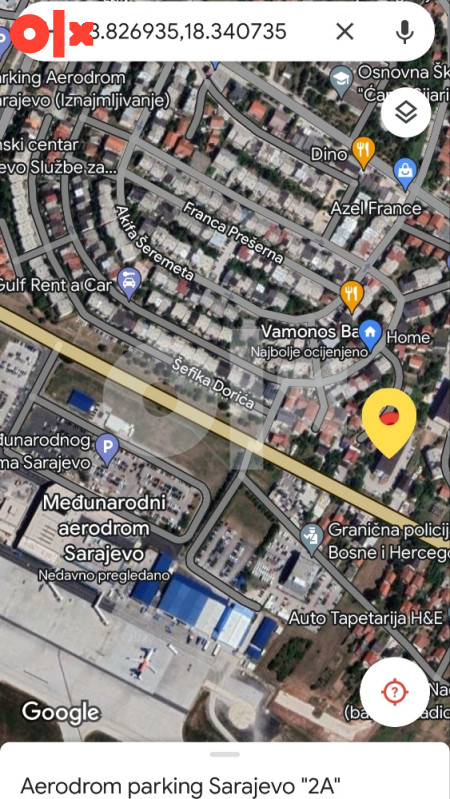 Aerodrom parking garaža na dan - airport parking Sarajevo 6