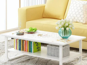 MODERAN BIJELI KLUB STOL SA POLICOM