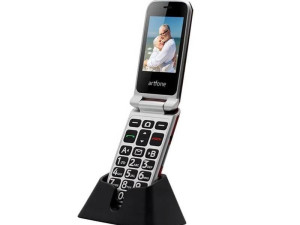 Telefon na tipke Artfone C10 preklop Black