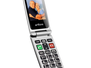 Telefon na tipke Artfone CF241A preklop Black