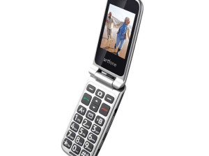 Telefon na tipke Artfone G6 preklop Silver