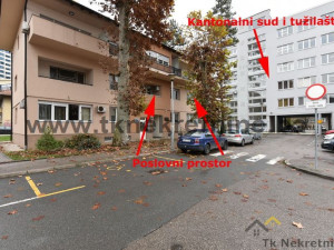 CENTAR - Kancelarijski prostor 100 m2, kod Kanton. suda