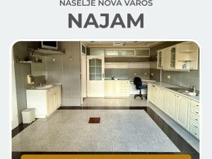 For rent: commercial space with three parking spaces, Nova Varoš