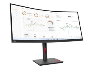 Lenovo Monitor ThinkVision T34w-30, 34", 60Hz, HDMI, DP