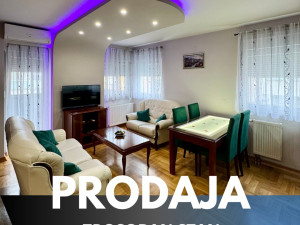 Na prodaju odličan namješten trosoban stan u Centru