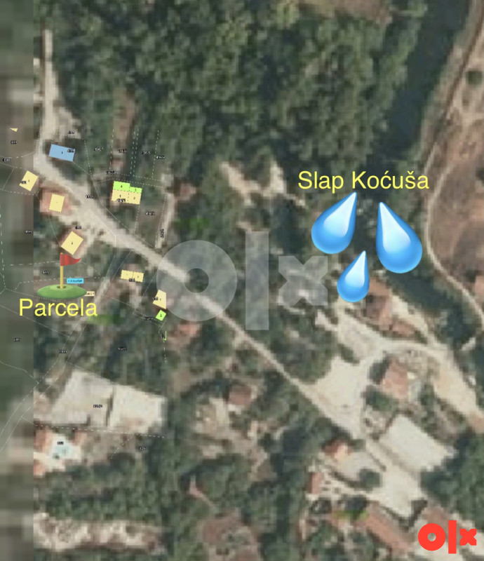 Građevinsko zemljište Ljubuški / Veljaci / Slap Koćuša / 536 m2 2