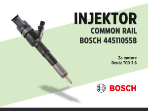 Injektor common rail Bosch 445110558 | za Deutz TCD 3.6