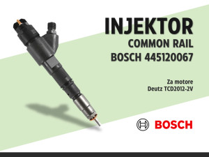 Injektor common rail Bosch 445120067 | za Deutz TCD2012-2V