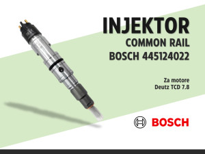 Injektor common rail Bosch 445124022 | za Deutz TCD 7.8