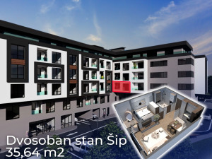 MY SPACE/ Stan/ Sip/ NOVOGRADNJA/ 36m2