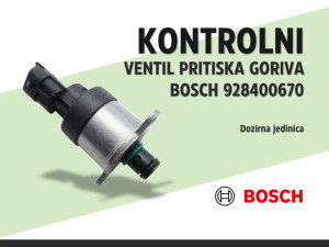 Kontrolni ventil pritiska goriva Bosch 928400670