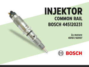 Injektor common rail Bosch 445120231 | za 4D107/6D107