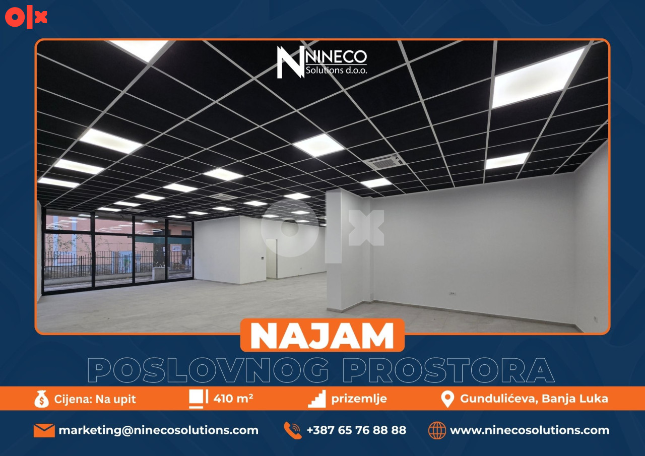 POSLOVNI PROSTOR - BANJA LUKA - 410 m2