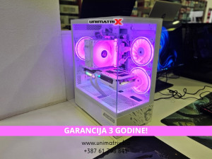 Računar M110l white Intel i5-12400F B580 12GB DDR5 32GB 6000mhZ