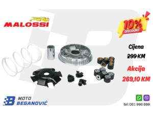 MALOSSI multivar/variomar GILERA RUNNER 125 4T / NEXUS 125 4T