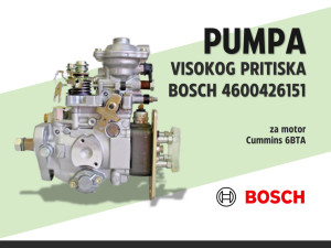 Pumpa visokog pritiska Bosch 460426151 | za Cummins 6BTA
