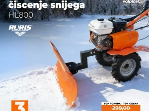 RURIS priključak razgrtač za snijeg grn RURIS  800L 80x44cm