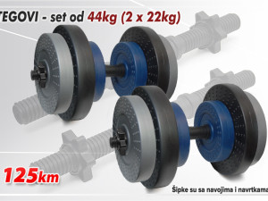 Tegovi Bučice 44kg (2x22kg)