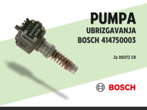 Pumpa ubrizgavanja Bosch 414750003 | za Deutz CR