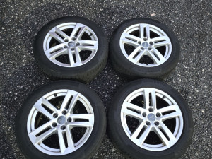 Aluminijske felge 5x112 17" s gumama zimskim Audi A4 B9 original