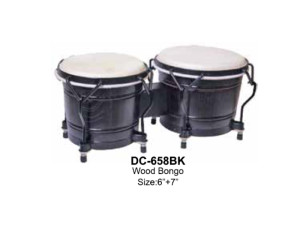 ABC Latino Bongo drveni DC-658BK 6"+7"